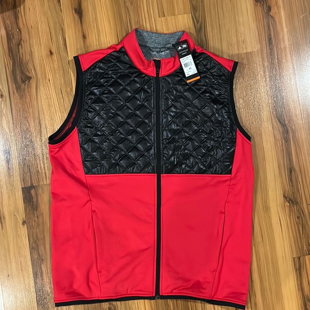 Red and Black Adidas Men’s Vest